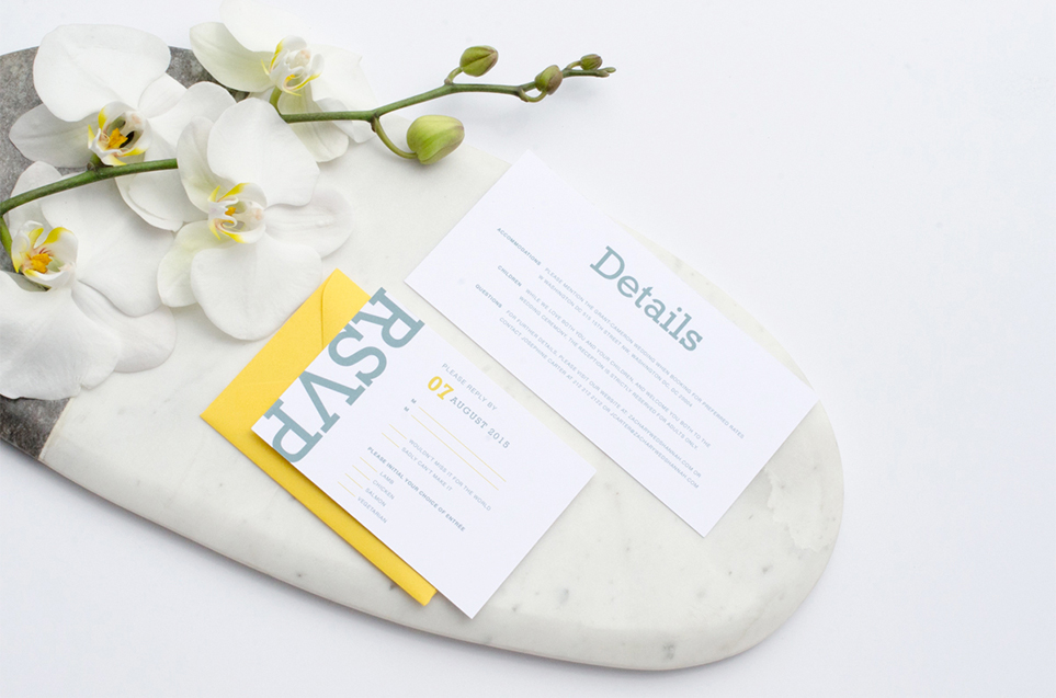 Dashing Invitation Suite by Simply Sleek Designs