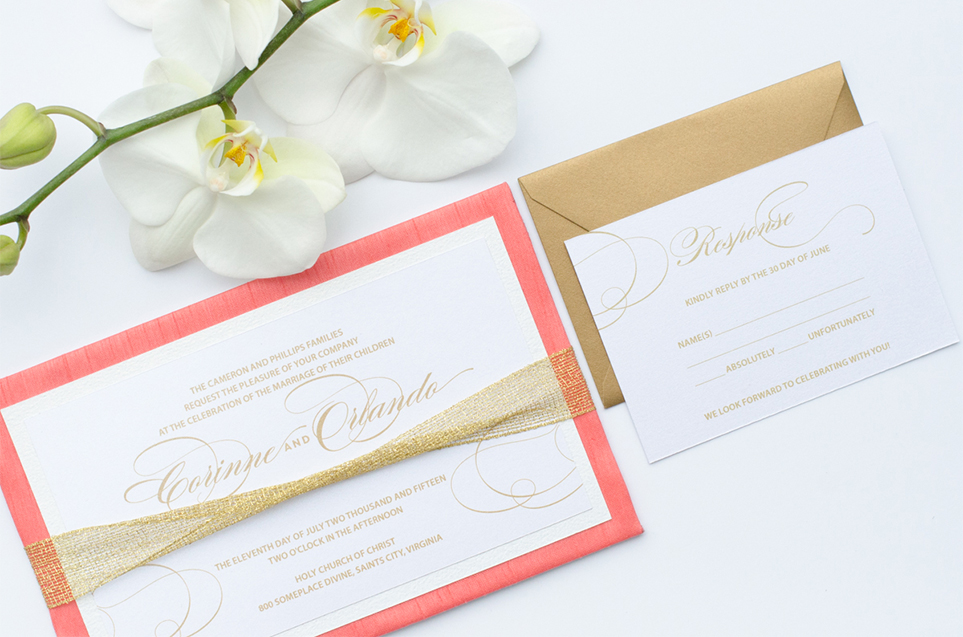 Corinne Invitation Suite by Simply Sleek Designs