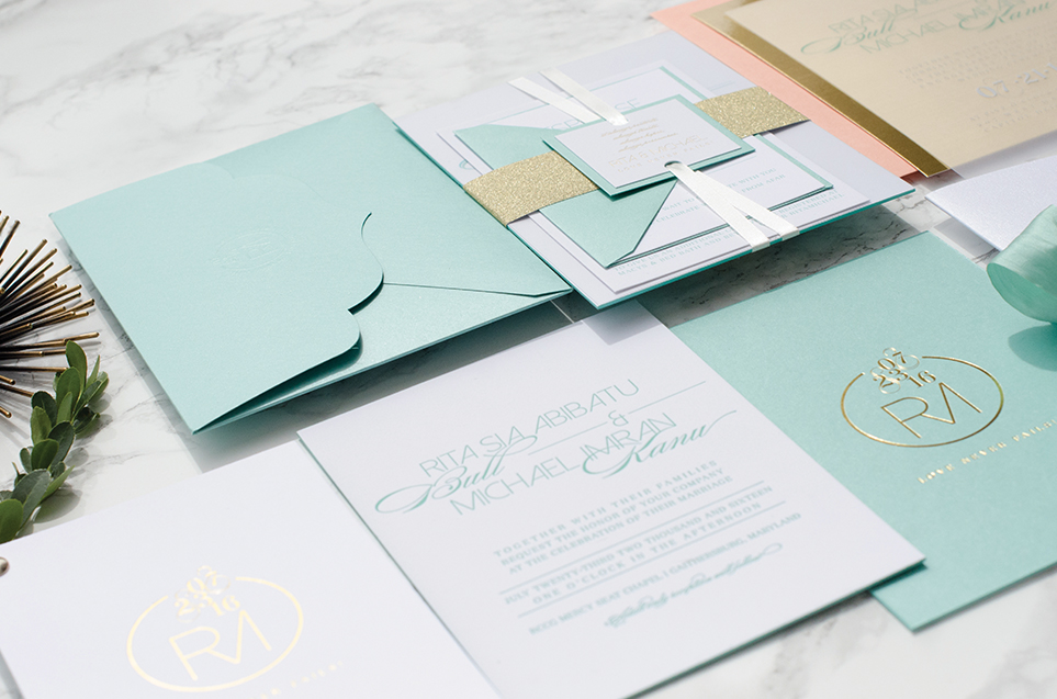 Custom Invitation Suite by Simply Sleek Designs