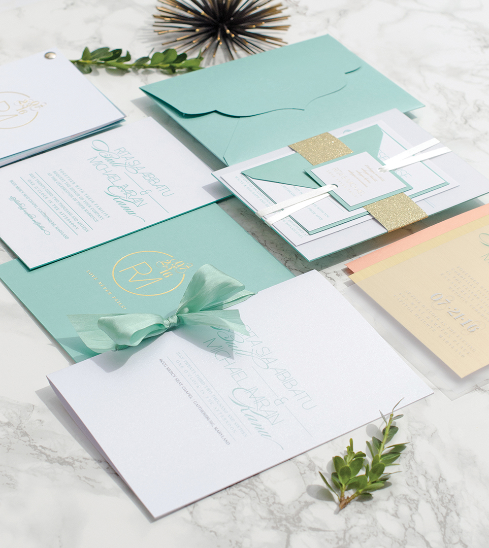 Custom Invitation Suite by Simply Sleek Designs